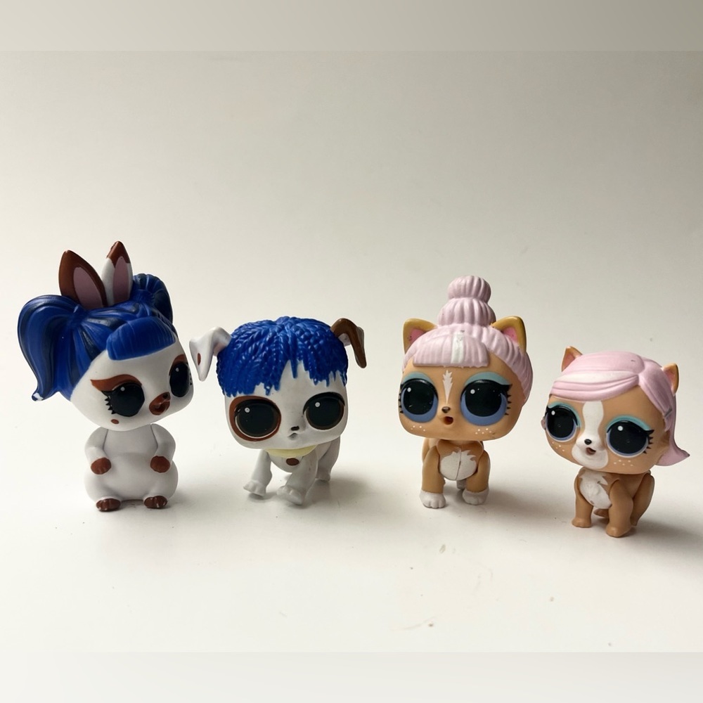 LOL Surprise OMG Amazing Surprise Pets Lot of 4